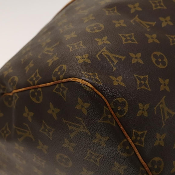 LOUIS VUITTON Monogram Keepall 55 Boston Bag M41424 LV Auth 137935