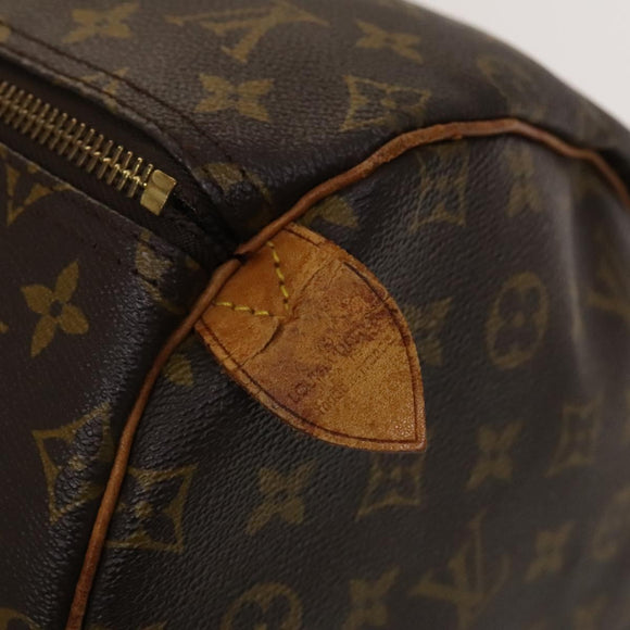 LOUIS VUITTON Monogram Keepall 55 Boston Bag M41424 LV Auth 137935