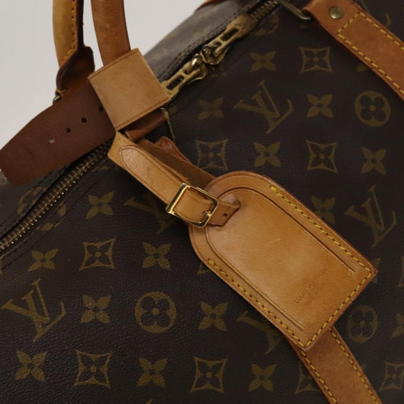LOUIS VUITTON Monogram Keepall 55 Boston Bag M41424 LV Auth 137935