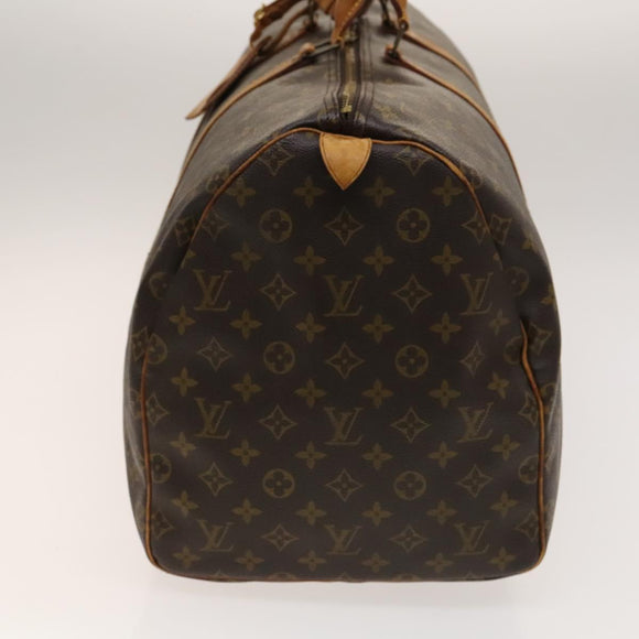 LOUIS VUITTON Monogram Keepall 55 Boston Bag M41424 LV Auth 137935