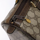 GUCCI GG Supreme Web Sherry Line Hand Bag PVC Beige Gold 24 012 3842 Auth 137938-9