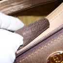 GUCCI GG Supreme Web Sherry Line Hand Bag PVC Beige Gold 24 012 3842 Auth 137938-12