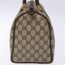 GUCCI GG Supreme Web Sherry Line Hand Bag PVC Beige Gold 24 012 3842 Auth 137938-3
