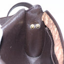 Christian Dior Trotter Canvas Shoulder Bag Brown Gold Auth 137942-18