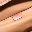 CELINE Macadam Canvas Vanity Pouch PVC Leather Brown Gold Auth 137943-18