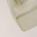 GUCCI Bamboo Body Bag Patent leather White Gold 003 3444 0127 Auth 137949-11