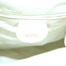 GUCCI Bamboo Body Bag Patent leather White Gold 003 3444 0127 Auth 137949-15