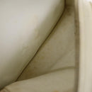 GUCCI Bamboo Body Bag Patent leather White Gold 003 3444 0127 Auth 137949-19