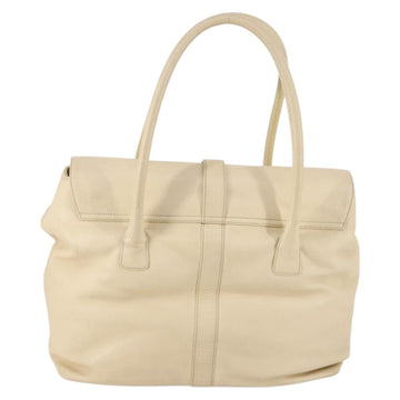 CHANEL Hand Bag Caviar Skin Beige Gold CC Auth 137950 - 0