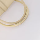 CHANEL Hand Bag Caviar Skin Beige Gold CC Auth 137950-8