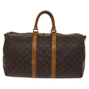 LOUIS VUITTON Monogram Keepall Bandouliere 45 Boston Bag M41418 LV Auth 137951-13