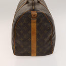 LOUIS VUITTON Monogram Keepall Bandouliere 45 Boston Bag M41418 LV Auth 137951-3