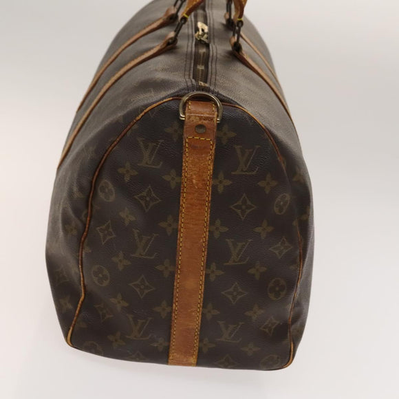 LOUIS VUITTON Monogram Keepall Bandouliere 45 Boston Bag M41418 LV Auth 137951
