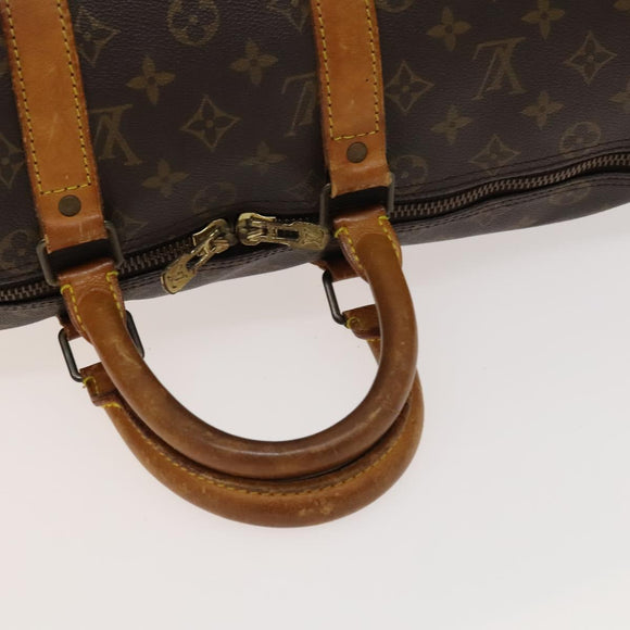 LOUIS VUITTON Monogram Keepall Bandouliere 45 Boston Bag M41418 LV Auth 137951