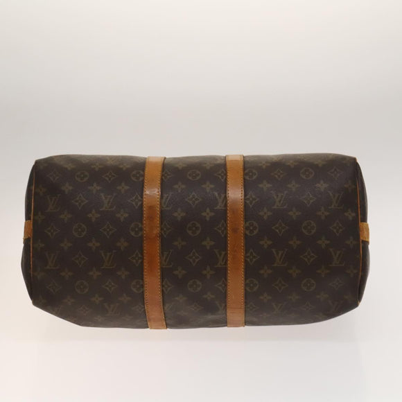LOUIS VUITTON Monogram Keepall Bandouliere 45 Boston Bag M41418 LV Auth 137951