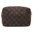 LOUIS VUITTON Monogram Compiegne 23 Clutch Bag M51847 LV Auth 137961-2