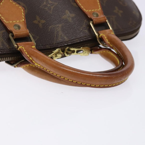 LOUIS VUITTON Monogram Alma Hand Bag M51130 LV Auth 137963