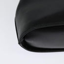 Salvatore Ferragamo Hand Bag Leather 2way Black Gold Auth 137968-17