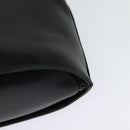 Salvatore Ferragamo Hand Bag Leather 2way Black Gold Auth 137968-18