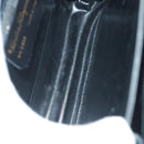 Salvatore Ferragamo Gancini Hand Bag Leather Navy Gold Auth 137969-10