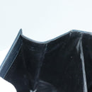 Salvatore Ferragamo Gancini Hand Bag Leather Navy Gold Auth 137969-22