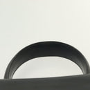 Salvatore Ferragamo Gancini Hand Bag Leather Navy Gold Auth 137969-14