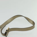 GUCCI GG Canvas Bamboo Shoulder Bag Beige Gold 282301 Auth 137972-15