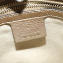 GUCCI GG Canvas Bamboo Shoulder Bag Beige Gold 282301 Auth 137972-20