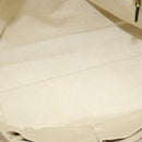 GUCCI GG Canvas Bamboo Shoulder Bag Beige Gold 282301 Auth 137972-11