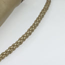 GUCCI GG Canvas Bamboo Shoulder Bag Beige Gold 282301 Auth 137972-7