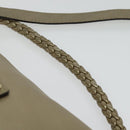 GUCCI GG Canvas Bamboo Shoulder Bag Beige Gold 282301 Auth 137972-14