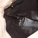 BOTTEGA VENETA INTRECCIATO Shoulder Bag Leather Beige Gold Auth 137976-18