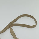 BOTTEGA VENETA INTRECCIATO Shoulder Bag Leather Beige Gold Auth 137976-8