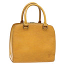 LOUIS VUITTON Epi Triana Hand Bag Yellow LV Auth 137977-1