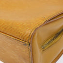 LOUIS VUITTON Epi Triana Hand Bag Yellow LV Auth 137977-10