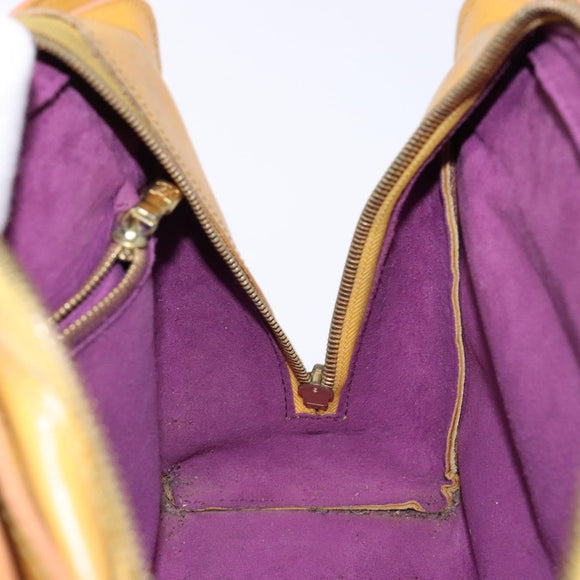 LOUIS VUITTON Epi Triana Hand Bag Yellow LV Auth 137977