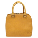 LOUIS VUITTON Epi Triana Hand Bag Yellow LV Auth 137977-2