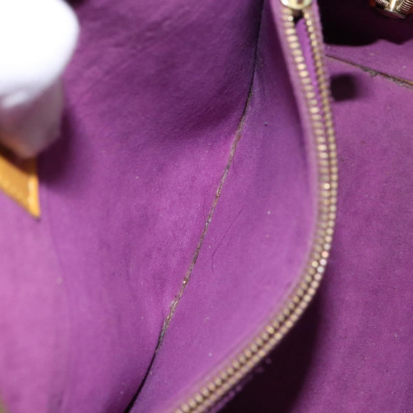 LOUIS VUITTON Epi Triana Hand Bag Yellow LV Auth 137977