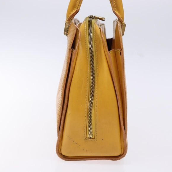 LOUIS VUITTON Epi Triana Hand Bag Yellow LV Auth 137977