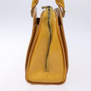 LOUIS VUITTON Epi Triana Hand Bag Yellow LV Auth 137977-5