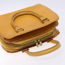 LOUIS VUITTON Epi Triana Hand Bag Yellow LV Auth 137977-6