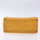LOUIS VUITTON Epi Triana Hand Bag Yellow LV Auth 137977-9