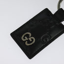 GUCCI GG Canvas Guccissima Shoulder Bag Leather Silver Black 406410 Auth 137990-10