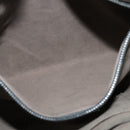 GUCCI GG Canvas Guccissima Shoulder Bag Leather Silver Black 406410 Auth 137990-21