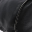 Coach Shoulder Bag Leather Black Gold Auth 137996-11