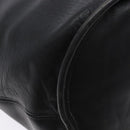 Coach Shoulder Bag Leather Black Gold Auth 137996-13