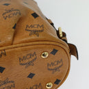 MCM Logogram Vicetos Shoulder Bag PVC Leather Brown Gold Auth 138000-16