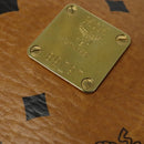 MCM Logogram Vicetos Shoulder Bag PVC Leather Brown Gold Auth 138000-12