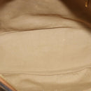 MCM Logogram Vicetos Shoulder Bag PVC Leather Brown Gold Auth 138000-11