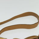 MCM Logogram Vicetos Shoulder Bag PVC Leather Brown Gold Auth 138000-8